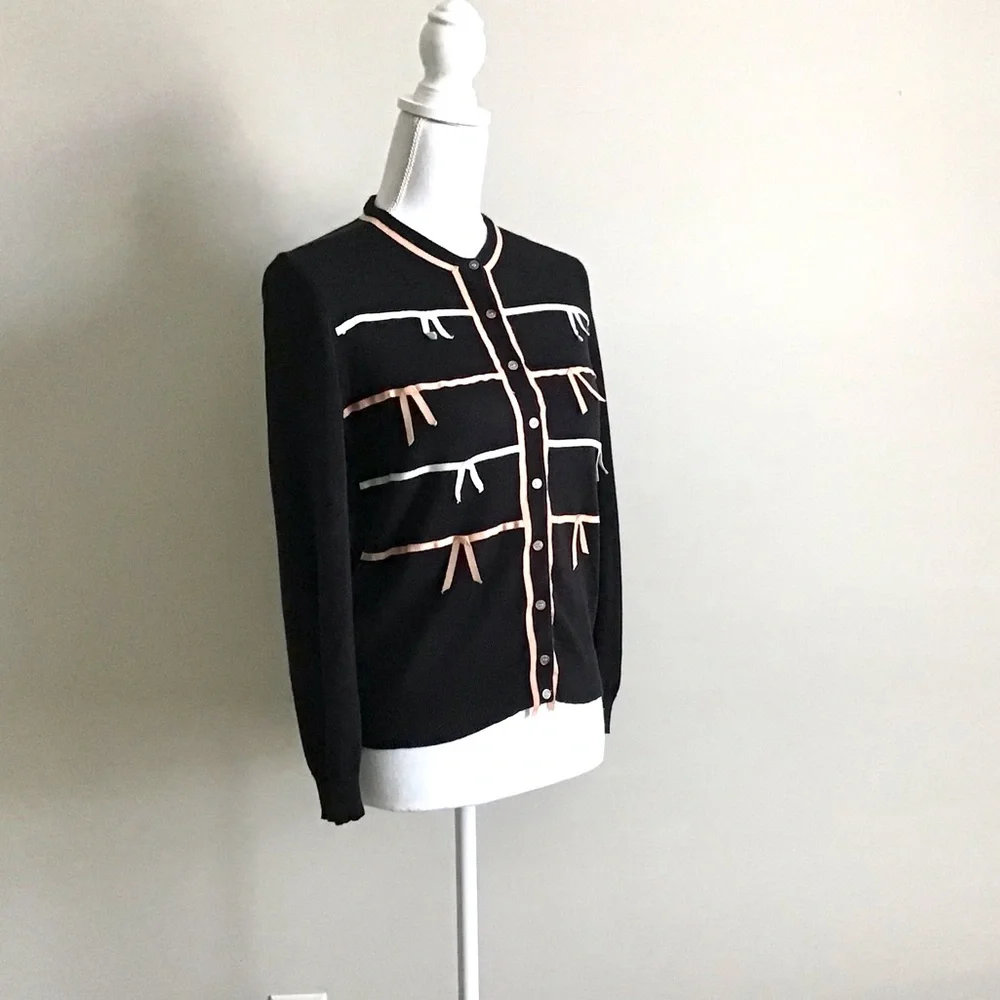 Rare Early 2000s Vintage Bow Cardigan ASO Rory Gilmore in Gilmore Girls - Picture 8 of 14